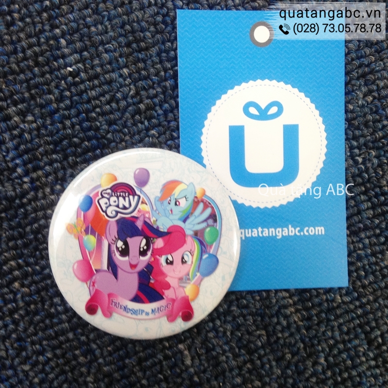 Những chiếc huy hiệu đẹp của phim hoạt hình Little Pony được sản xuất bởi INLOGO